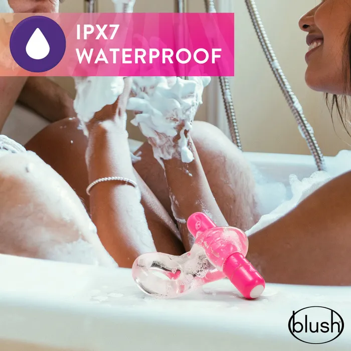 Blush Play With Me By Blush Delight Pink Vibrating Penis Ring Couples