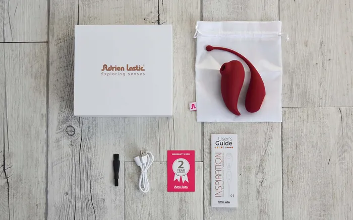Female Sex Toys Adrien Lastic Inspiration Dual Stimulator with Clitoral Suction Vibrating Egg Adrien Lastic