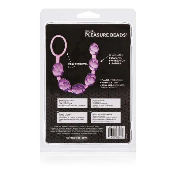 CalExotics Vibrators Swirl Pleasure Beads Purple CalExotics Vibrators Swirl Pleasure Beads Purple