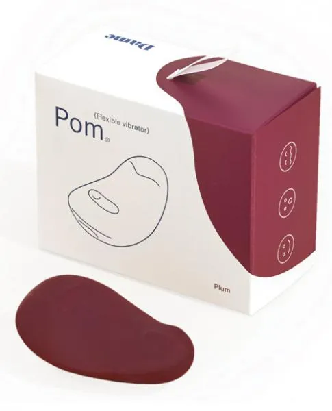 Dame Female Sex Toys Dame Products Pom Flexible Palm Size Vibrator