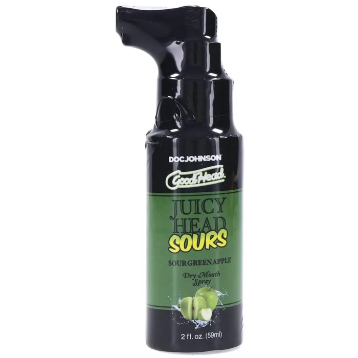 Male Sex Toys Goodhead Juicy Head Dry Mouth Spray Sour Green Apple 2 Oz Doc Johnson