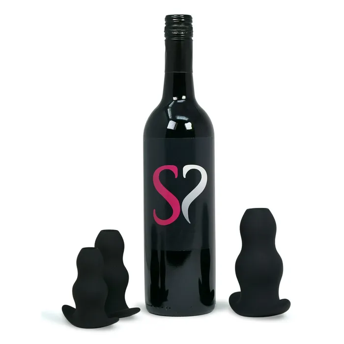 Anal Backdoor Bliss 3 Size Hollow and Tapered Silicone Butt Plug Training Set Simpli Pleasure V2
