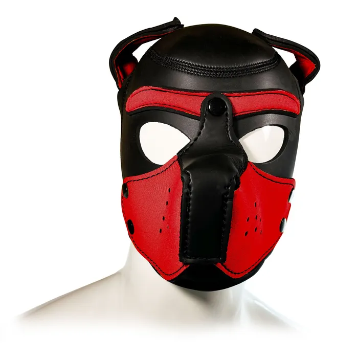 Anal YWIL RED AND BLACK DOG HOOD L