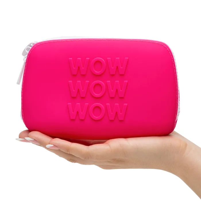 Happy Rabbit Wow Small Pink Silicone Zip Storage Bag Xandebay Vibrators