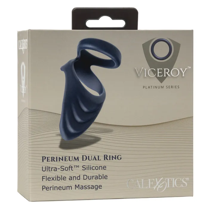 California Exotics Male Sex Toys Viceroy Perineum Dual Cock Ball Ring