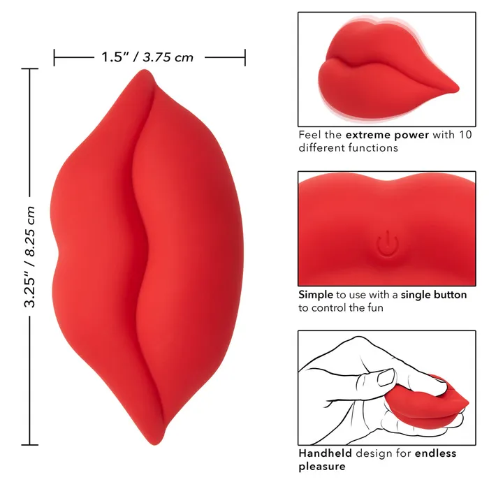 Female Sex Toys California Exotics Naughty Bits Muah Mini Vibrator