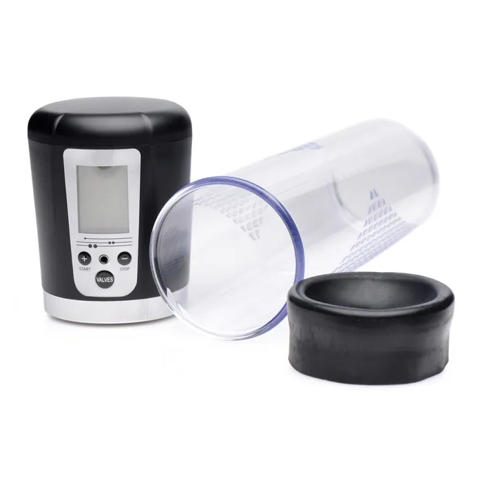 Male Sex Toys 4 Level Power Suction Penis Pump With Builtin Display Size Matters