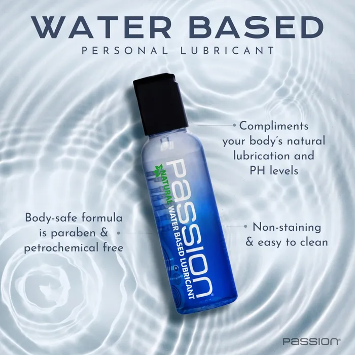 Sexual Health Wellbeing Passion Lubricants 2oz Passion Natural WaterBased Lubricant
