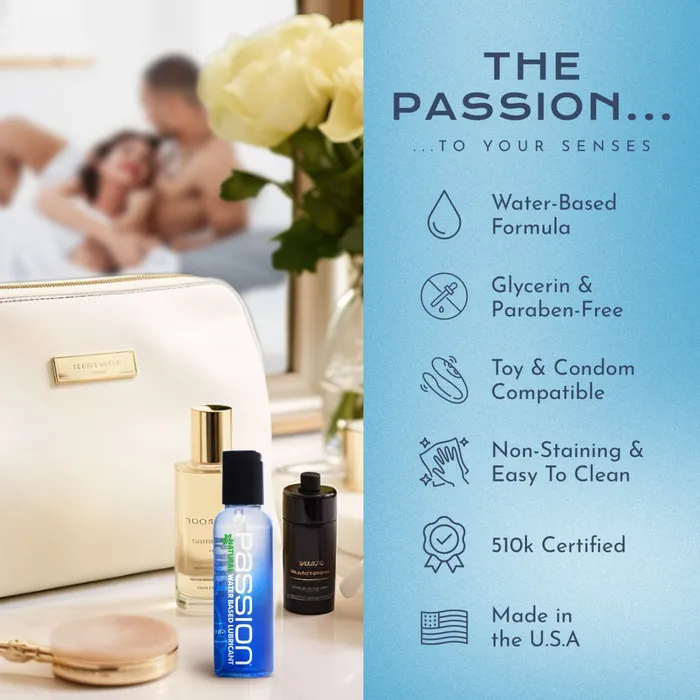 Sexual Health Wellbeing Passion Lubricants 2oz Passion Natural WaterBased Lubricant