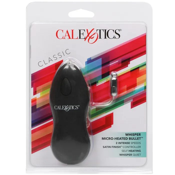 WhisperQuiet MicroHeated Bullet Vibrator California Exotics Female Sex Toys