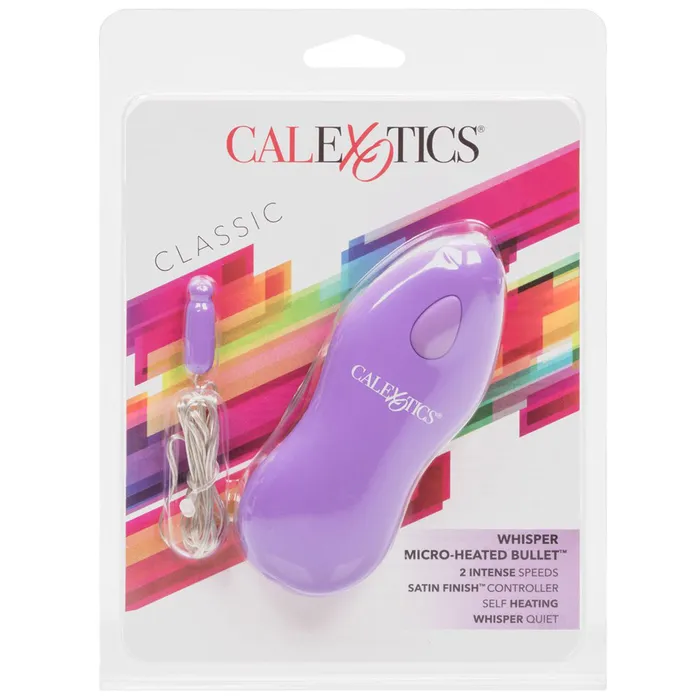 WhisperQuiet MicroHeated Bullet Vibrator California Exotics Female Sex Toys