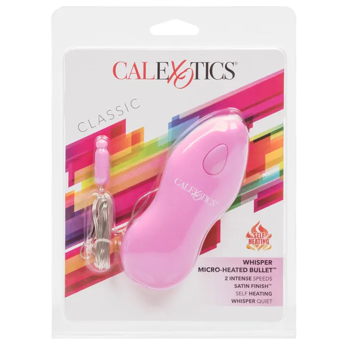 WhisperQuiet MicroHeated Bullet Vibrator California Exotics Female Sex Toys