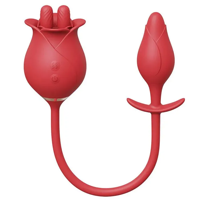 Xinghaoya Vibrators Dual Stimulation Licking Rose Vibrator